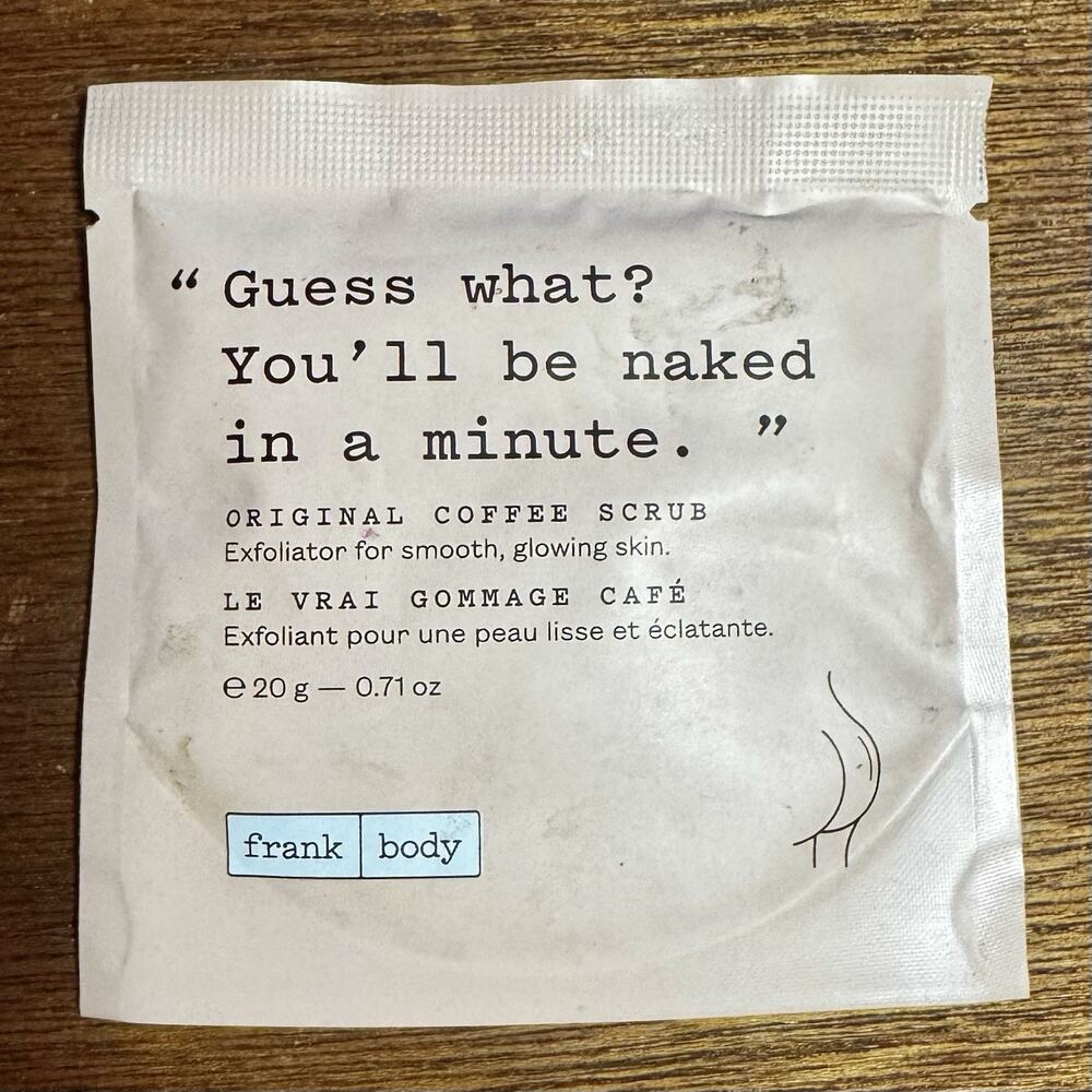 New Frank Body Original Coffee Scrub Beauty Self Care Sealed Packing